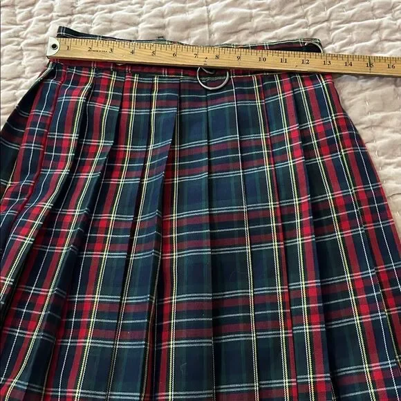Dolls kill Current Mood Red and Blue Plaid A-Linepleated, small new with tags - Picture 5 of 7
